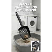 Gültekin Küçük Delikli Ince Taneli Kedi Kumu Küreği – Dayanıklı, Ergonomik, Hijyenik Temizlik Küreği