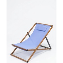 Missidea  Alüminyum Katlanır Bahçe Sandalyesi  Easy Teak Blue