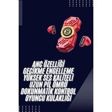 Gültekin Stres Çarklı Oyuncu Kulaklığı Güçlü Bass Gamer Bluetooth Kulaklık Kablosuz