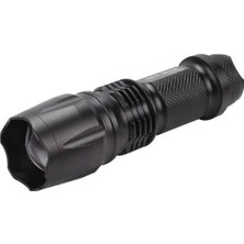 Gültekin Gold Orion Km-84 Tasarruflu Şarjlı Zoomlu Metal El Feneri Kemer Klipsli