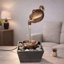 Gültekin Bronz Demlik Tasarımlı Dekoratif Su Şelalesi