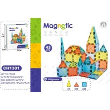Gültekin 03-CH1301 5,5 cm Manyetik Bloklar 43 Pcs