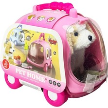 Gültekin JND-6802 Taşıma Araba Çantalı Hareketli Pilli Köpek Set -Vardem Oyuncak