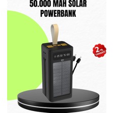 Gültekin Güneş Enerjili Powerbank Dijital Göstergeli Taşınabilir Güç Kaynağı