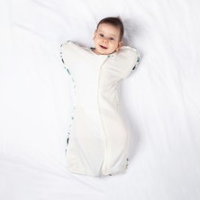 Zuppers 1 Tog Kelebek Kundak Uyku Tulumu 3 - 6 Ay Erkek Çocuk İçin Günlük Leaf Temalı Tasarım