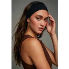 Wega Moda 2’li Spor Saç Bandı Kaymaz Esnek Unisex Fitness Koşu Yoga Günlük Ter Tutmaz Saç Bandı