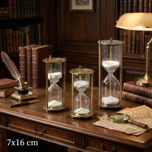 Gültekin Dekoratif Cam Kum Saati 7X16 cm