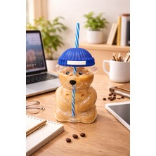 Bearista Ayıcık Pipetli Borosilikat Bardak 580 ml