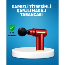 Gültekin Titreşimli Masaj Tabancası 4 Başlıklı 6 Hız Ayarlı Kas Rahatlatıcı