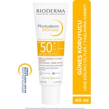 Photoderm Spot Age SPF50+ Leke, Yaşlanma ve Kırışıklık Karşıtı Yüksek Korumalı Güneş Kremi 40 ml