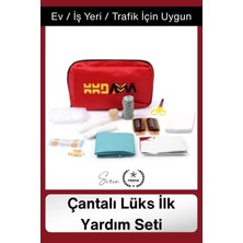 Lüks Ilk Yardım Çantası Deprem Afet Acil Durum Müdahale Kiti Araç Ev Işyeri Yerli Üretim Ecza Çanta