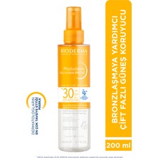 Bioderma Photoderm Bronz Dry Oil SPF30 Tüm Cilt Tipleri İçin Yenileyici Vücut Güneş Koruyucu 200 ml