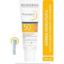 Photoderm M Golden SPF50+ Koyu Leke ve Mavi Işığa Karşı Yüksek Korumalı Renkli Yüz Güneş Kremi 40 ml