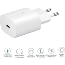 Emporıumood Samsung Galaxy A27 5g Uyumlu Type-C Ultra Hızlı Şarj Cihazı 22.5W 3.0 Amper (Şarj Başlığı Adaptör)