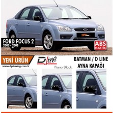 PINUKS Ford Focus 2 05-08/fıesta 06-08/fusıon 06-11  Yarasa Ayna Kapağı P.black Takım