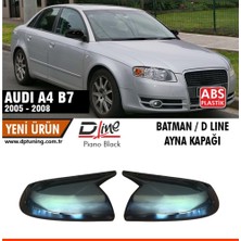 PINUKS Audı A3 03-07 / A4 01-08 / A6 04-08 / Chevrolet Cobalt 18-24  Yarasa Ayna Kapağı P.black Takım