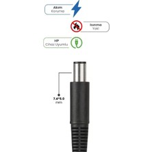 19V 4.74A 7.4 * 5.0mm 90W Hp Için Laptop Adaptör Midastech