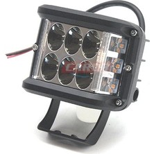 PINUKS Off-Road Proj 10-30V 6 LED Çakar Beyaz - Sarı Fonksiyonlu Adet