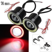 PINUKS Sis Gündüz Farı Mercek Angel LED 76MM Kırmız   ( 277000 ) Takım