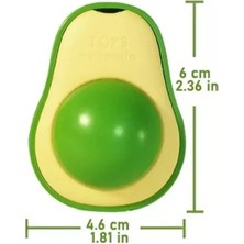 Avokado Tasarımlı Kedi Yalama Topu Midastech