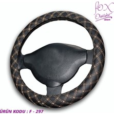 PINUKS Direksiyon Kılıfı Poşetli Geçme 46CM Nakışlı Krem Adet