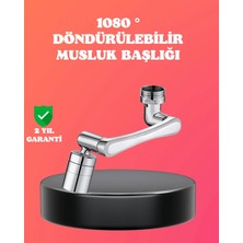 Gültekin 1080° Dönebilen Püskürtme Filtreli Musluk Başlığı Su Tasarruflu