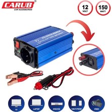 PINUKS Invertör 12V-220V 150W Yükseltici + USB Çıkışlı Adet