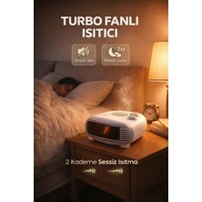 Gültekin Elektrikli Isıtıcı Fan 2000W 2 Kademeli Isıtma & Serin Hava Özelliği Priz Soba