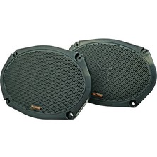 FULLSOUND-6935 6x9 Oval Oto Hoparlör Takımı Rgb Işıklı