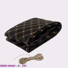 PINUKS Direksiyon Kılıfı Dikmeli Nakışlı Bej Adet