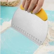 Paslanmaz Çelik Hamur Kesme ve Şekillendirme Spatulası Midastech
