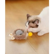 Tüylü Şarjlı Kedi Oyuncağı Midastech