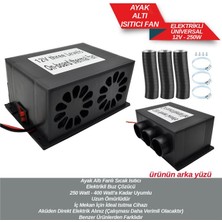 PINUKS Elektrikli Fanlı Isıtıcı  Ayak Altı  12V 250W Adet