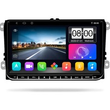 Exvol Volkswagen Caddy Jetta Passat Skoda Seat 2GB/32GB Multimedya Carplay Hd IPS Ekran Kamera Hediyeli