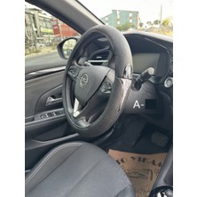 PINUKS Direksiyon Kılıfı Poşetli Geçme 38CM Fosforlu Meşale Gri Adet