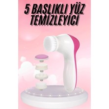 5 Başlıklı Titreşimli Cilt Temizleme Seti Canlandırıcı ve Onarıcı Midastech
