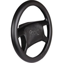 PINUKS Direksiyon Kılıfı Poşetli Geçme 38CM Düz Siyah Adet