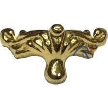 Gültekin Eco Lounge Köşe Etekli Sandık Ayağı, Kutu Ayak 1,5 cm - Sarı