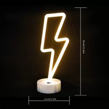 Şimşek Neon LED Lamba Midastech