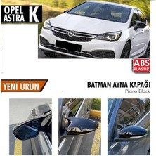 PINUKS Opel Astra K 15-19  Yarasa Ayna Kapağı   P.black Takım