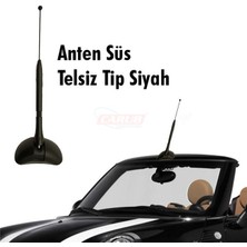 PINUKS Anten Süs Siyah 20CM Telsiz Tip Adet