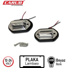 PINUKS Plaka Lambası Nikelaj Smd Ledli 12V-24V  2li Tk Takım