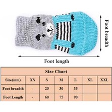 Kedi Köpek Kaydırmaz Örme Çorap Midastech