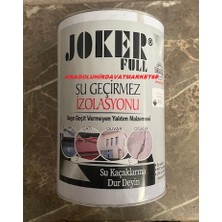Joker Su Yalıtım Boyası Havuz Çatı Teras Sızıntı Boyası Dam Beton Boyası Gri Renk 4kg