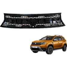 PINUKS Dacıa Duster Spor Ön Panjur Siyah  Duster Yazılı Adet