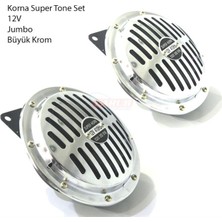 PINUKS Korna Hella Tip Süpertone Set Nikelaj Büyük 155MM Takım