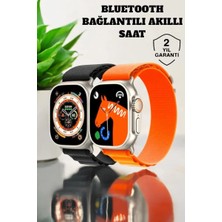 Bluetooth Bağlantılı 49MM Dokunmatik Akıllı Saat Sağlık ve Spor Takip Özellikli Midastech