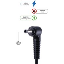 19V 3.42A 4.0 * 1.35MM 65W Casper Için Laptop Adaptör Midastech