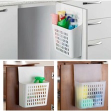 MidasTech  Dolap Kapağına Asılabilir Mutfak Dolap Düzenleyici Plastik Sepet