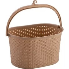 Hasır Görünümlü Mandal Sepeti Midastech